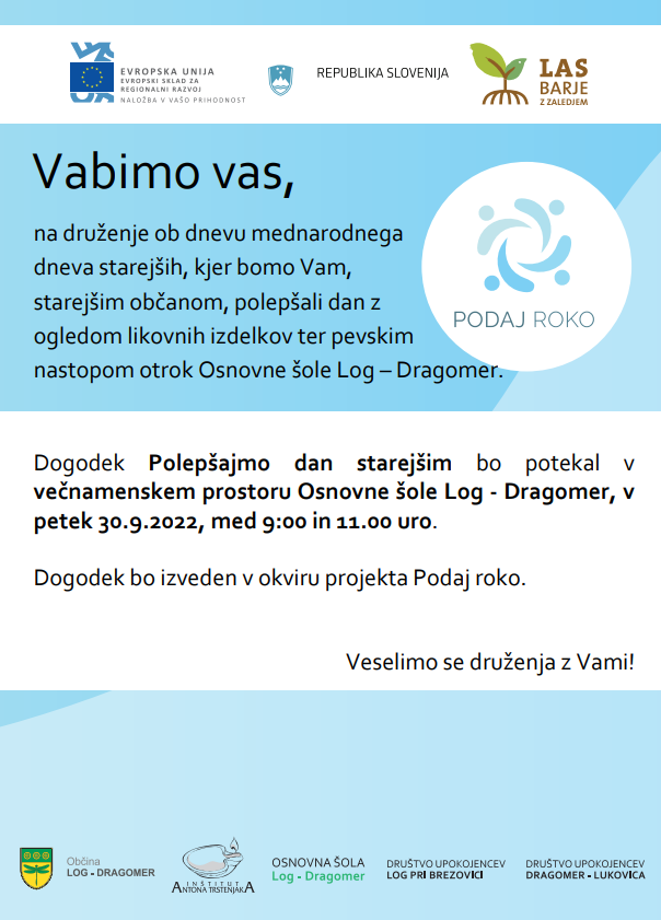 Vabilo-polepšajmo dan